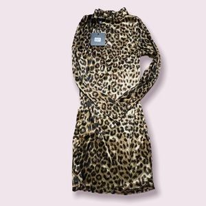 Leopard mini dress